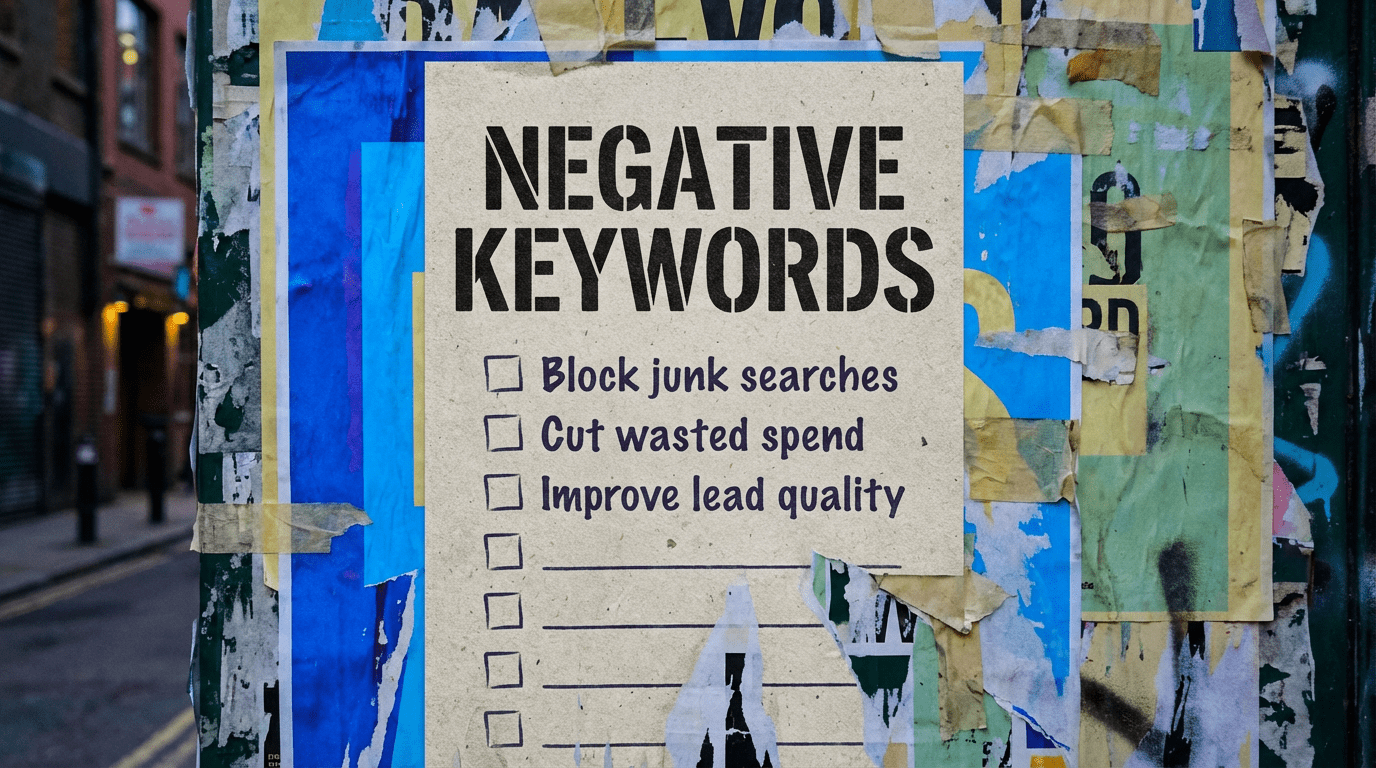 Negative Keywords for Google Ads | Cut Wasted Spend