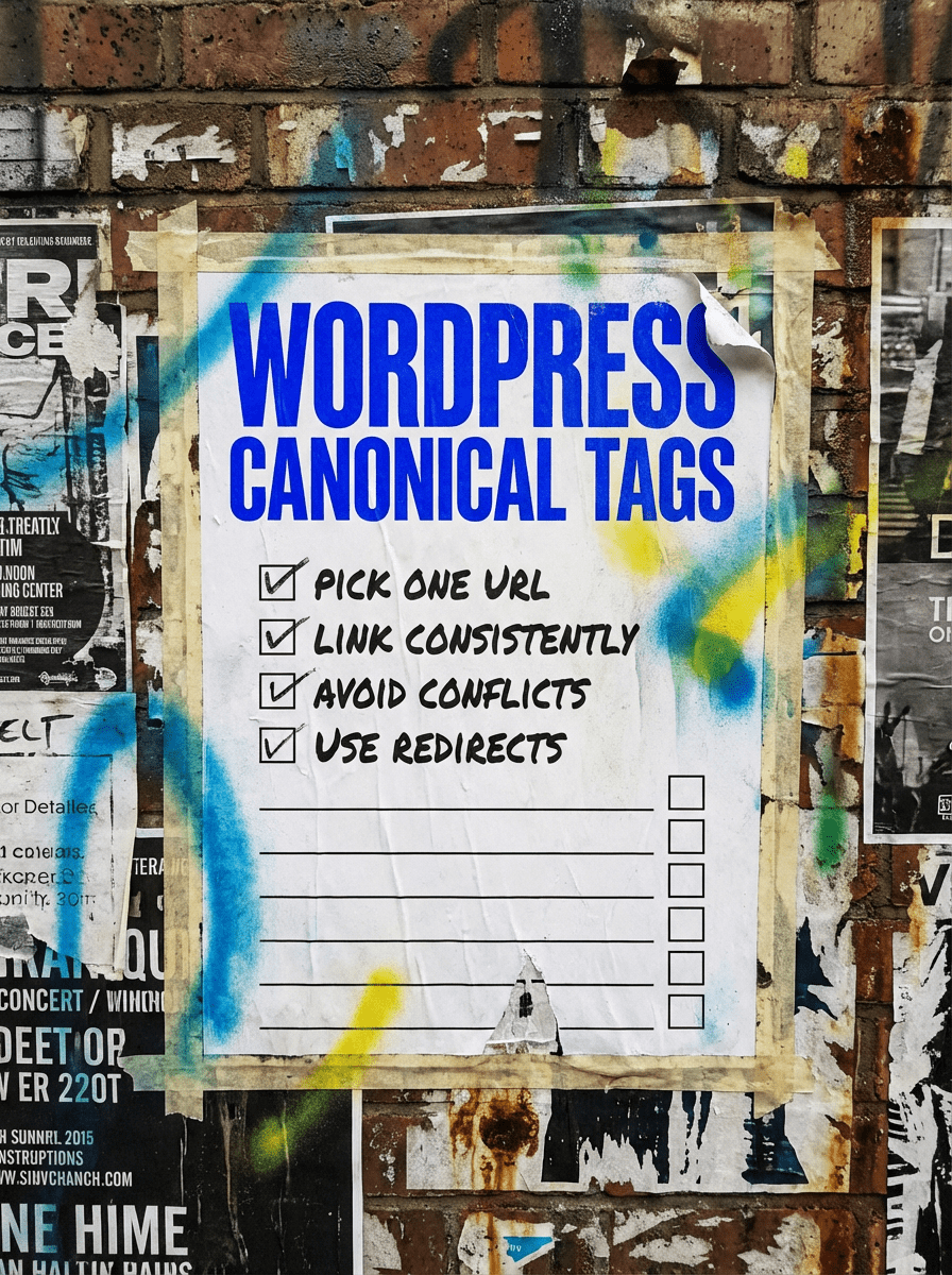 WordPress Canonical Tags: What to Fix and Leave Alone