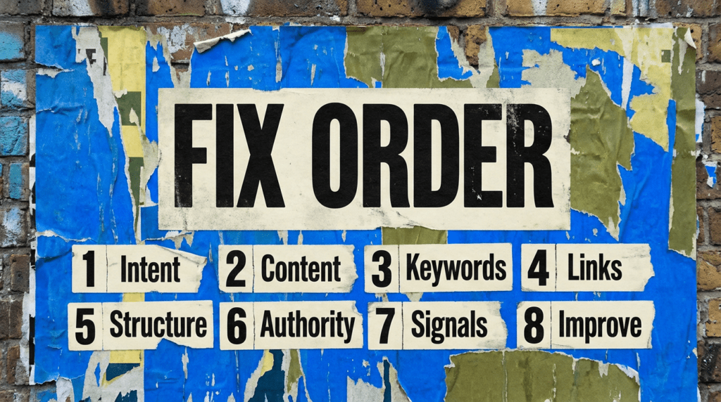 why-am-i-not-ranking-on-google-Fix-Order.