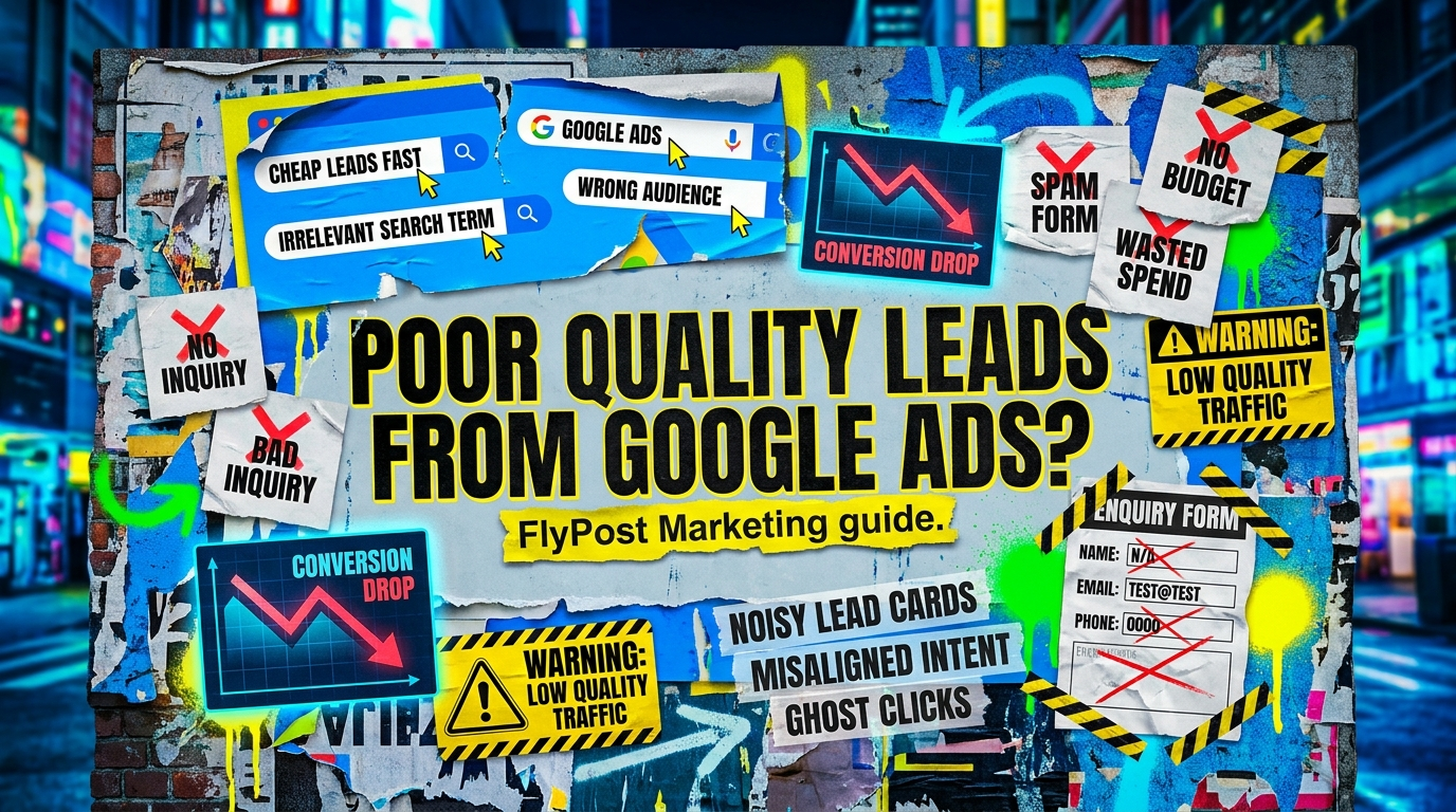 Poor Quality Leads From Google Ads? Fix What’s Letting Bad Enquiries Through