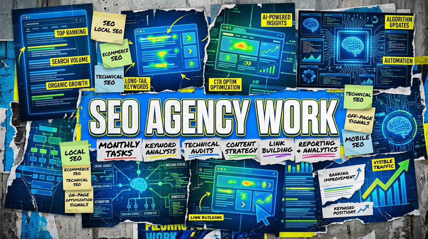 What Does An SEO Agency Do? Monthly SEO Work Explained