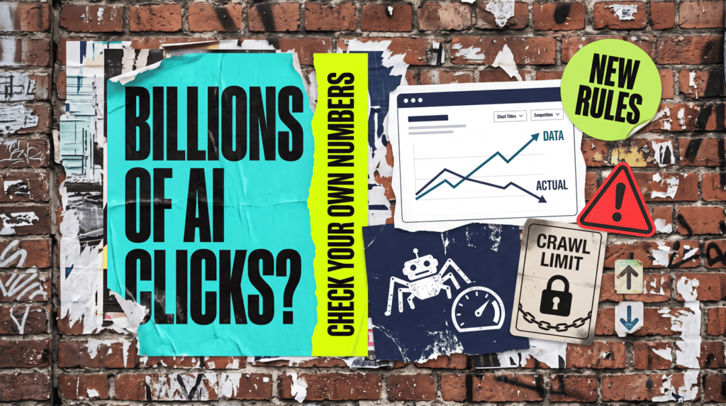 Full digital marketing news late-July 2026 guide: billions of AI clicks poster with new crawl rules stickers