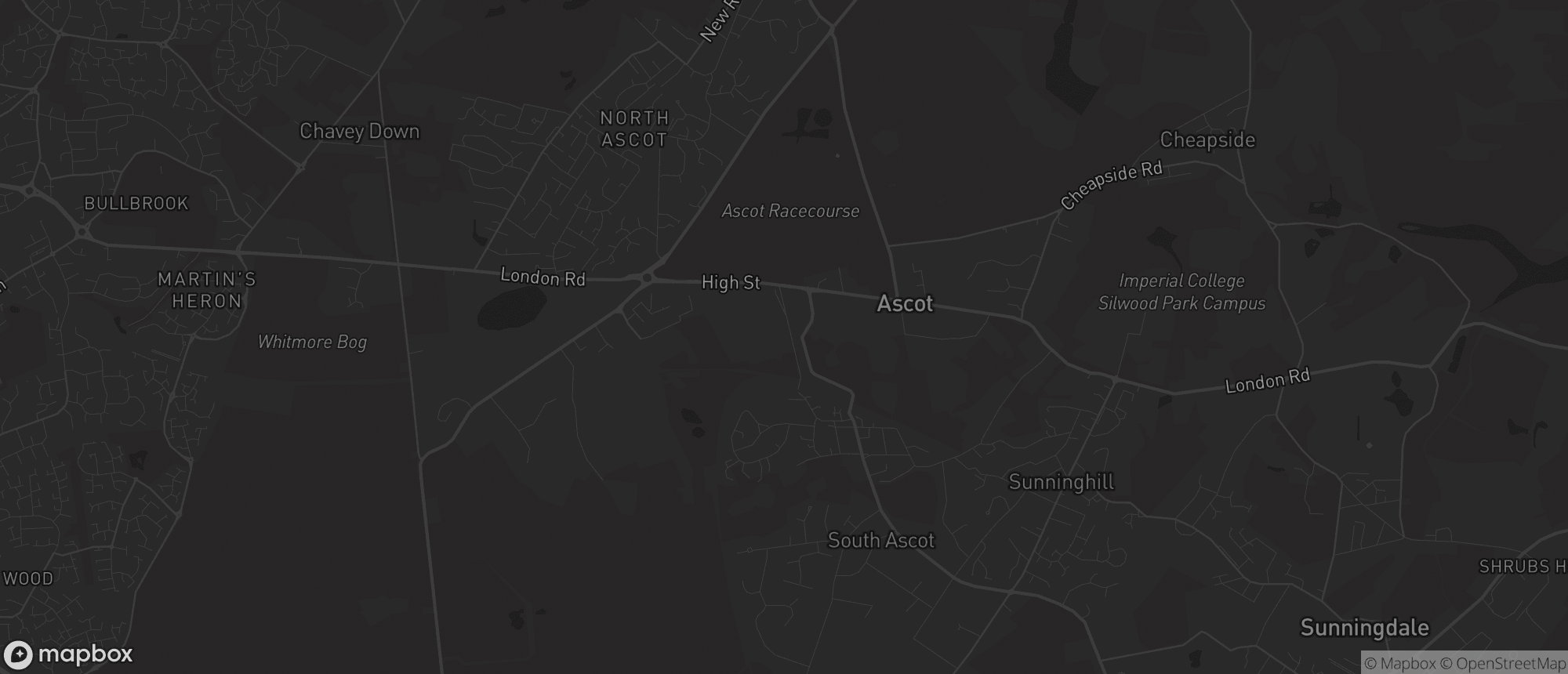 Map of Ascot for SEO services in Ascot