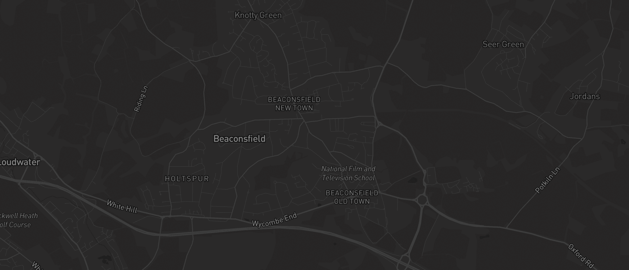 Map of Beaconsfield for SEO services in Beaconsfield