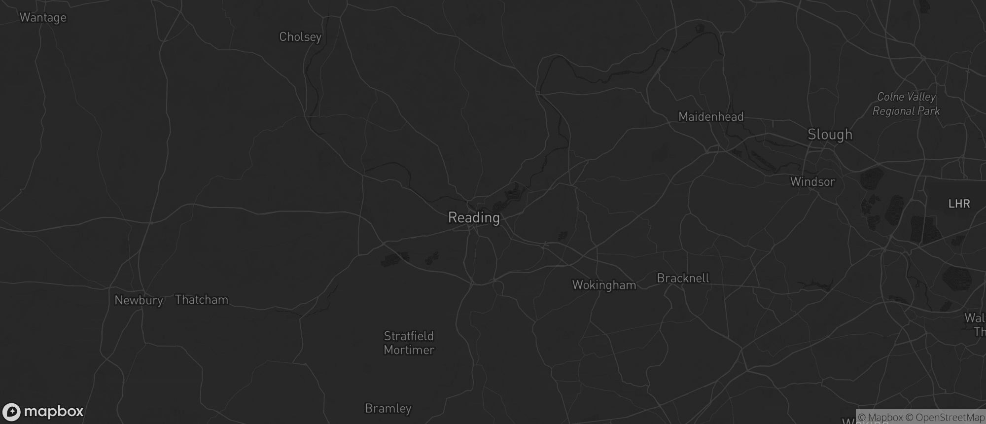 Map of Berkshire for SEO services in Berkshire