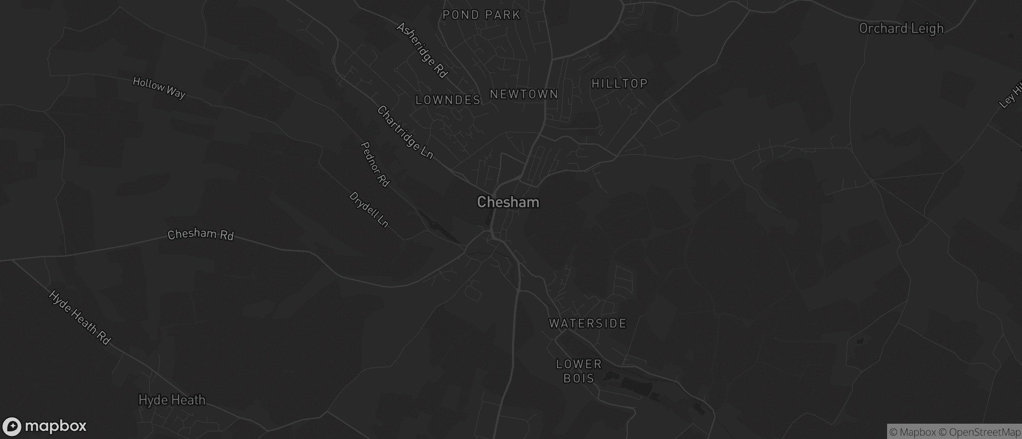 Map of Chesham for SEO services in Chesham
