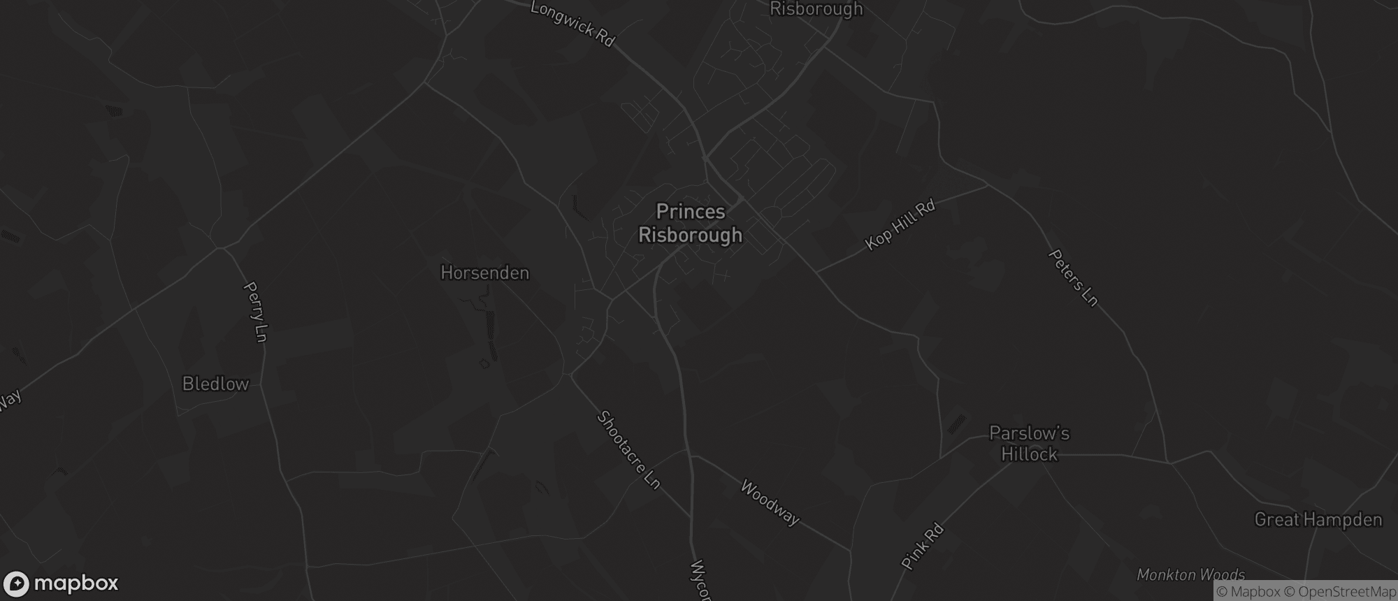 Map of Princes Risborough for SEO services in Princes Risborough