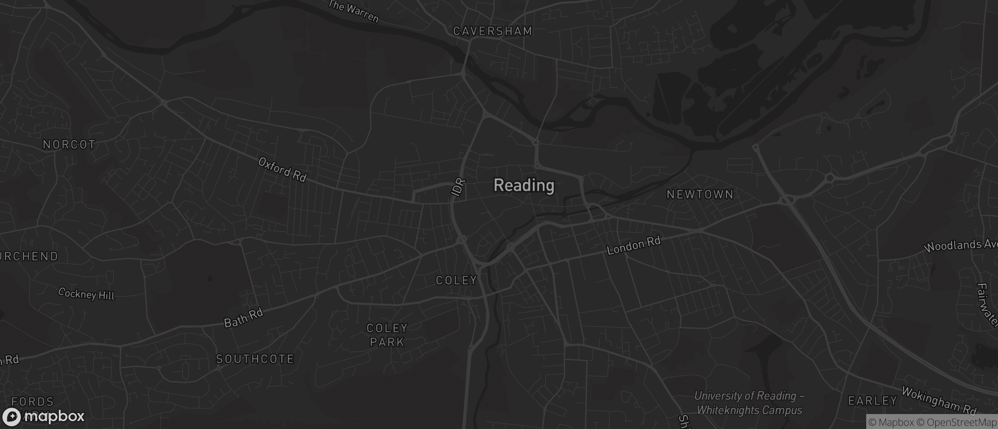 Map of Reading for SEO services in Reading