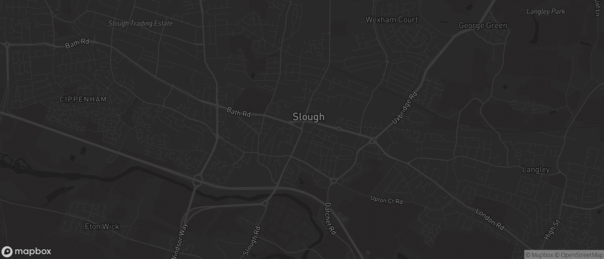 Map of Slough for SEO services in Slough