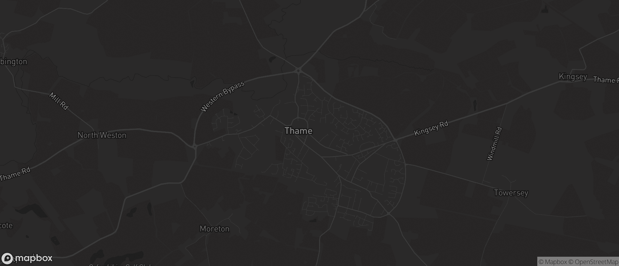 Map of Thame for SEO services in Thame