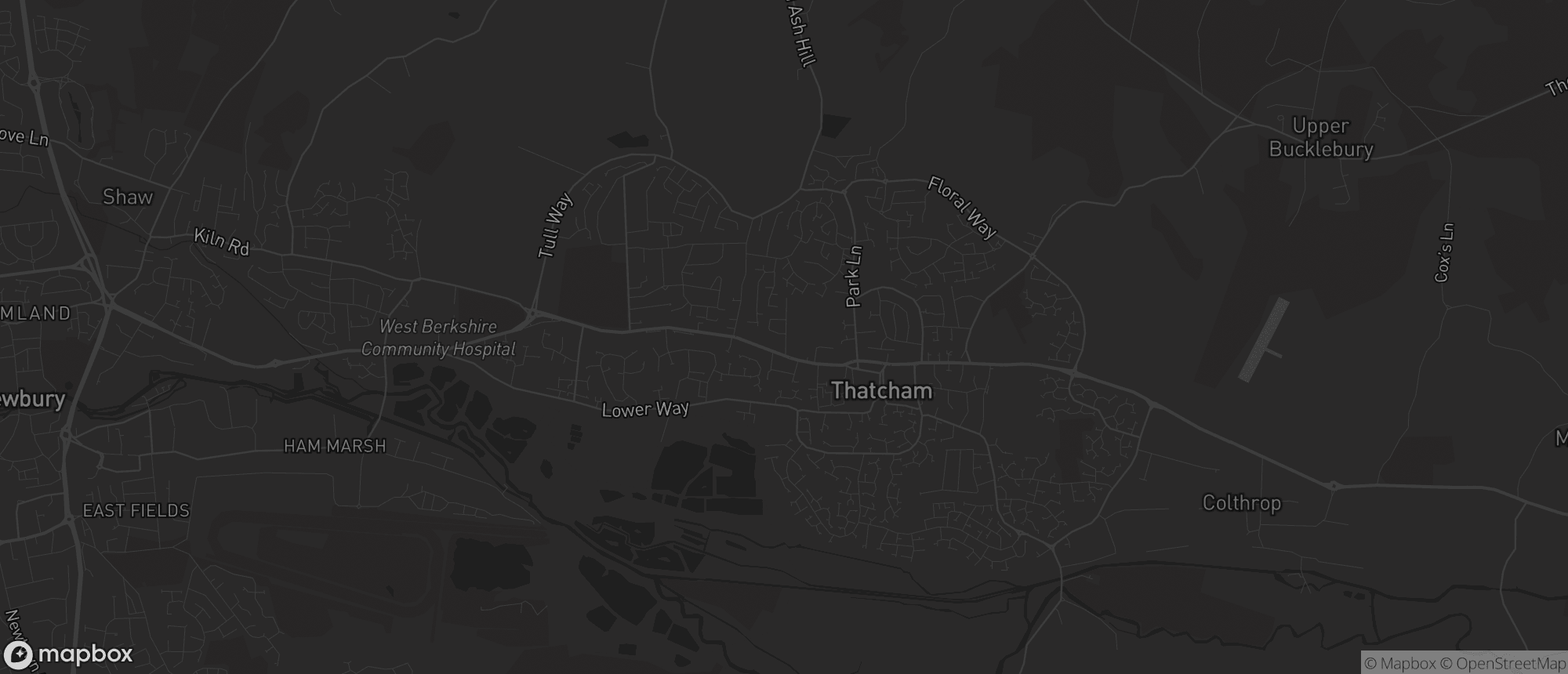 Map of Thatcham for SEO services in Thatcham