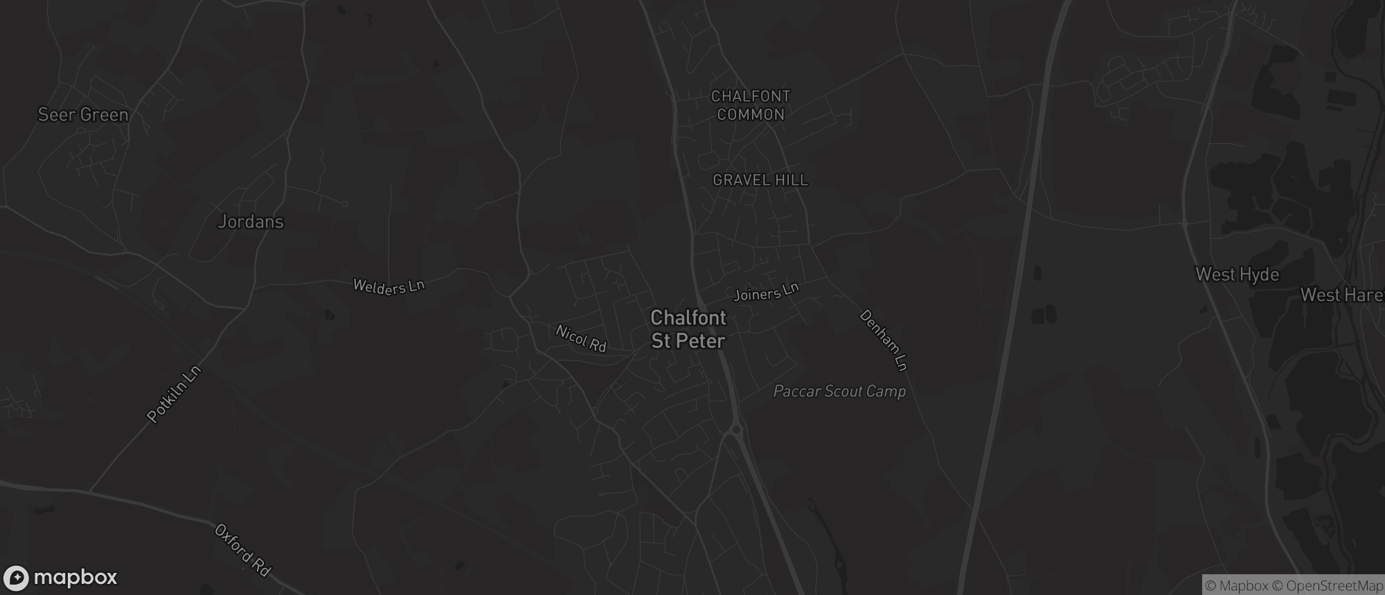 Map of the Chalfonts for SEO services in the Chalfonts