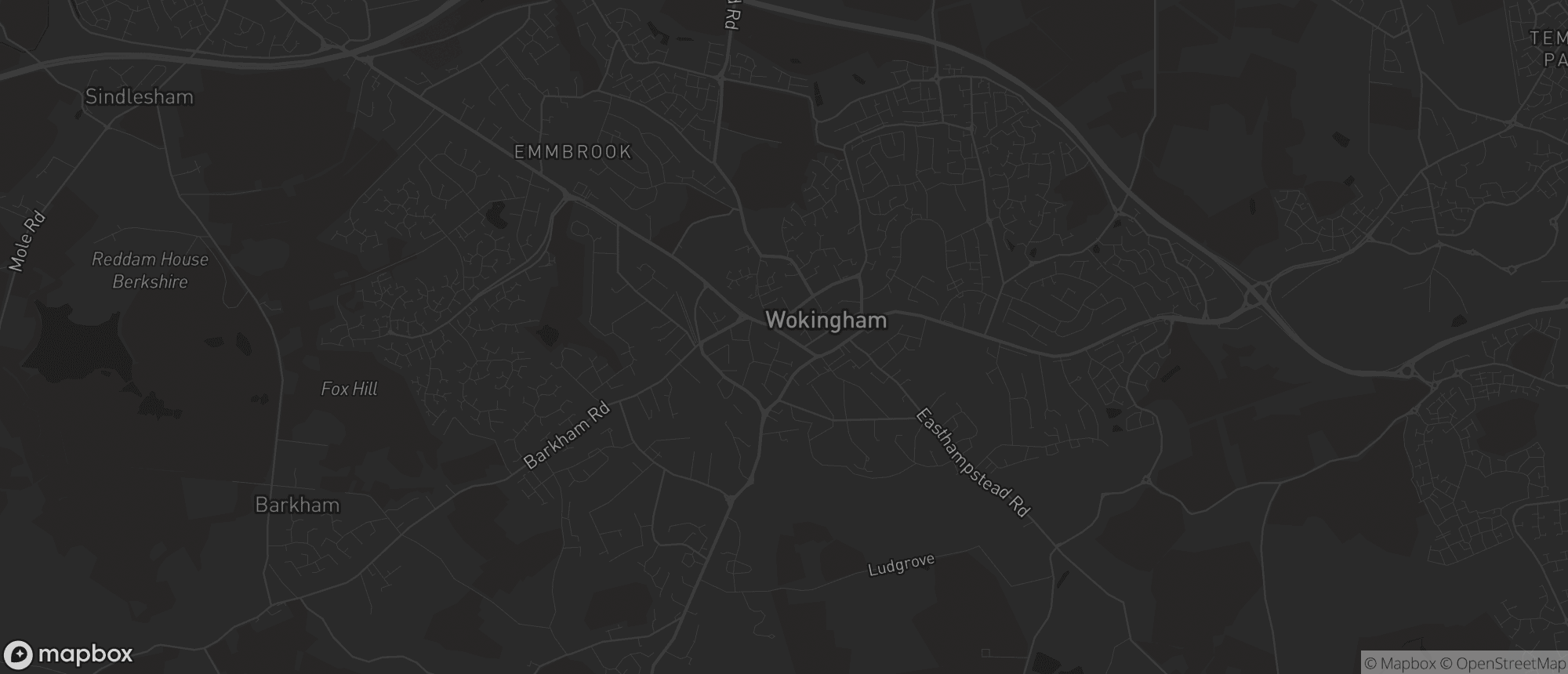 Map of Wokingham for SEO services in Wokingham