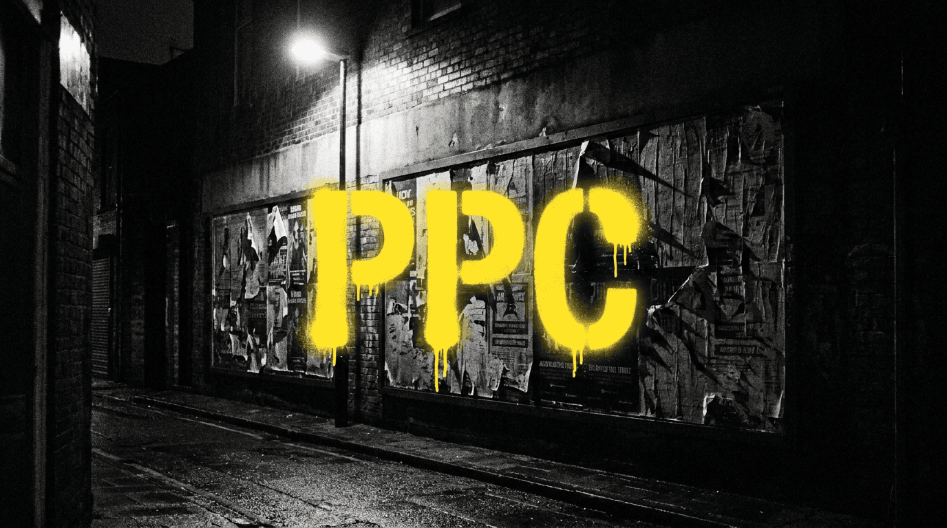 PPC spray painted stencil