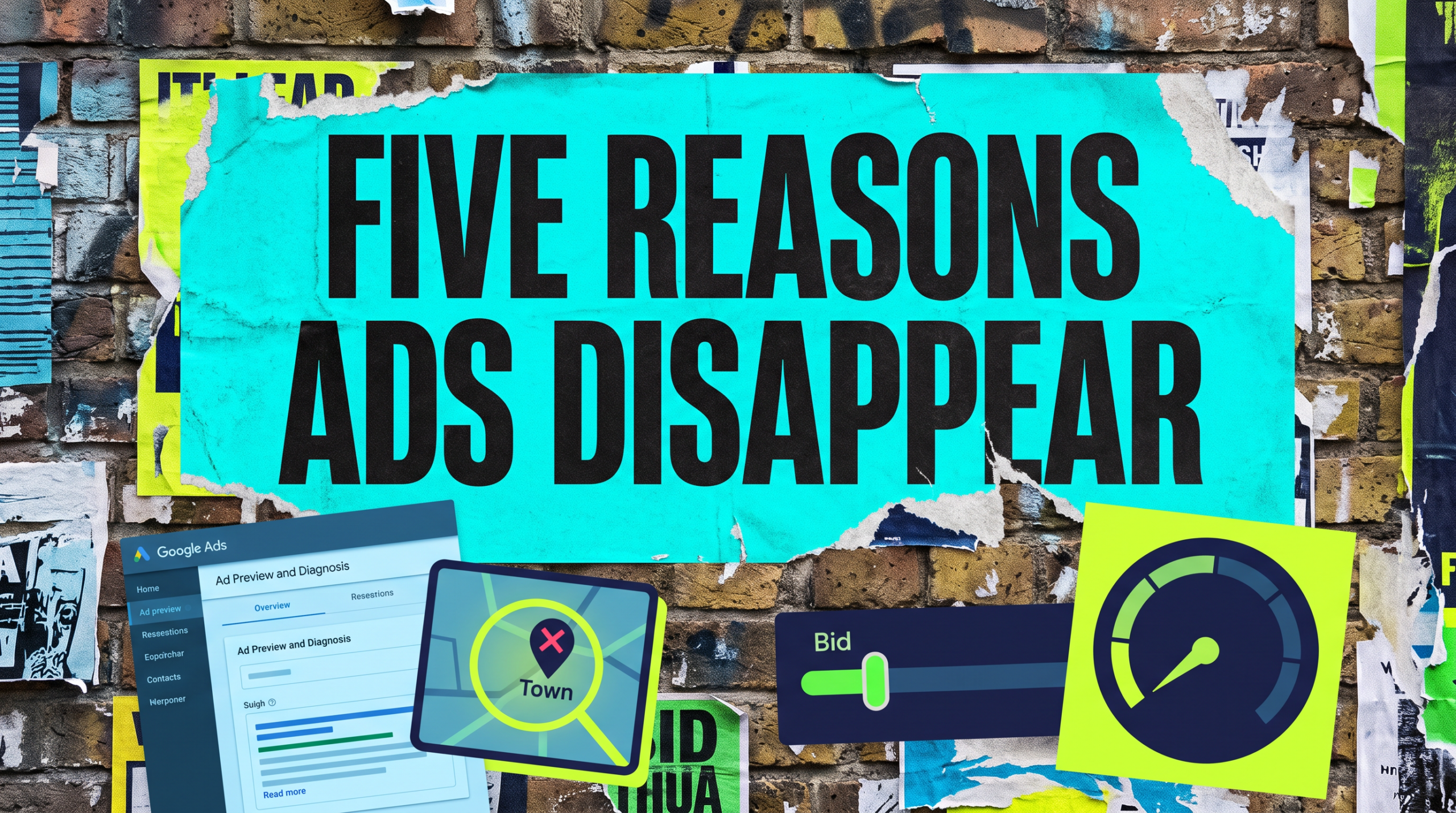 Five reasons Google Ads are not showing — full guide