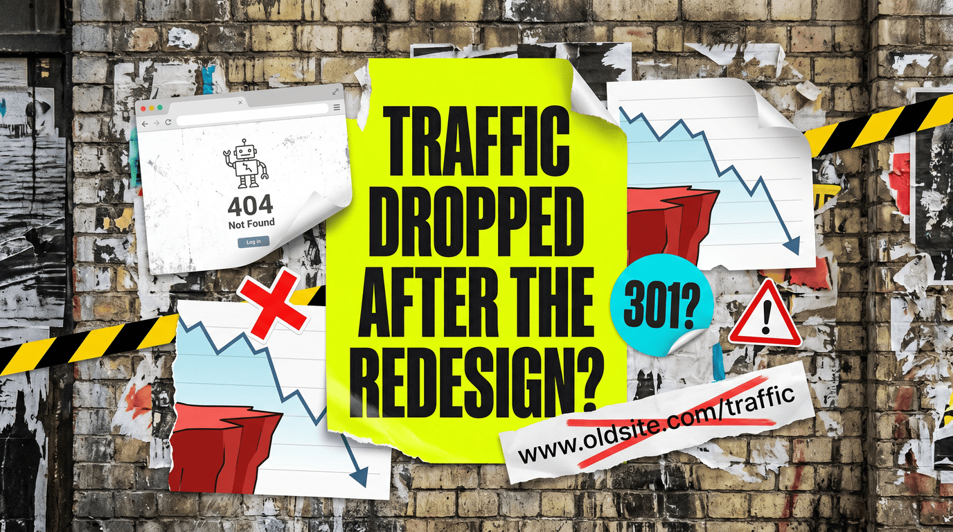 Why Did My Traffic Drop After A Website Redesign? What Broke