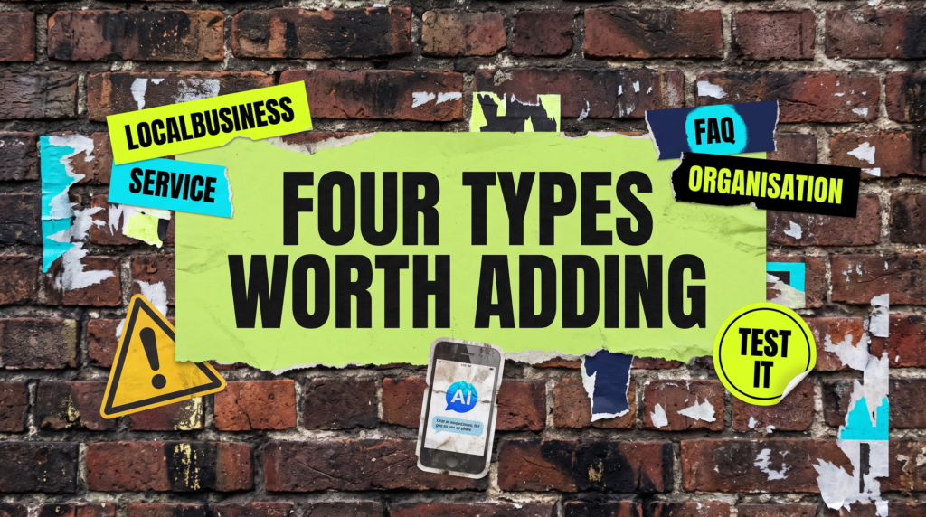 Three schema types worth adding to a small business website