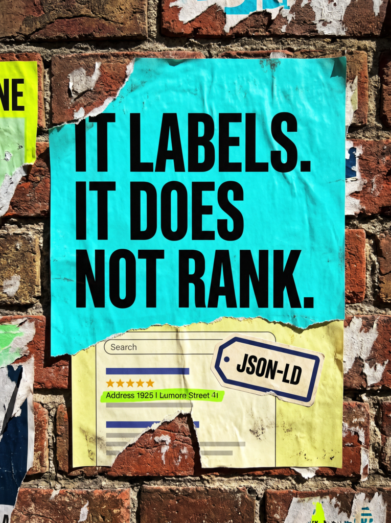 Schema markup labels your page, it does not rank it