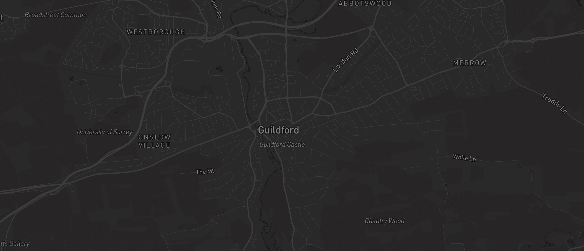 Map of Guildford for SEO services in Guildford