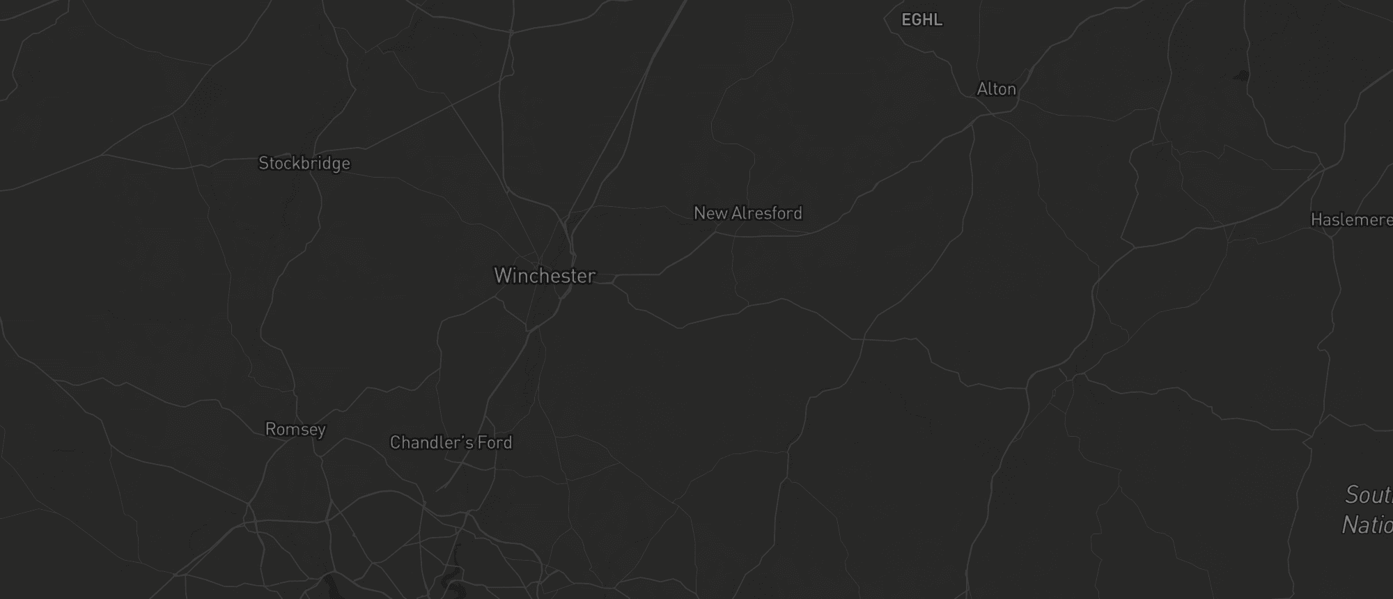Map of Hampshire for SEO services in Hampshire