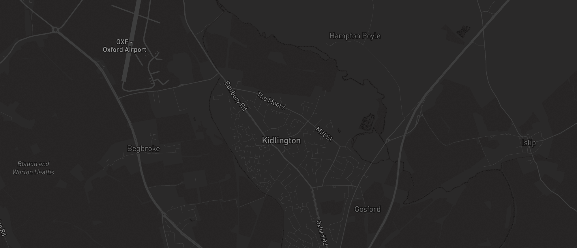 Map of Kidlington for SEO services in Kidlington