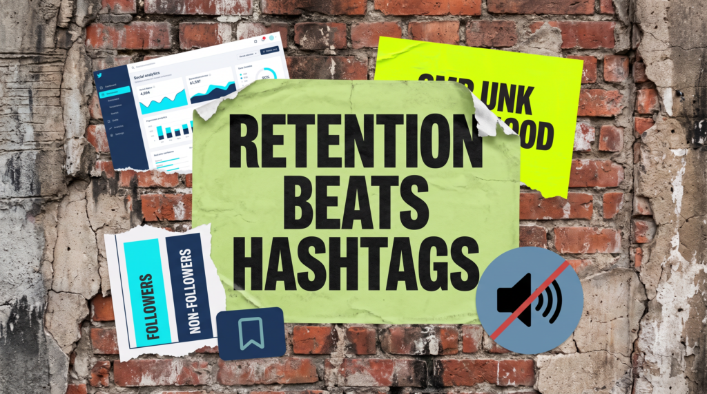 Instagram Reels retention and non-follower reach beats hashtags