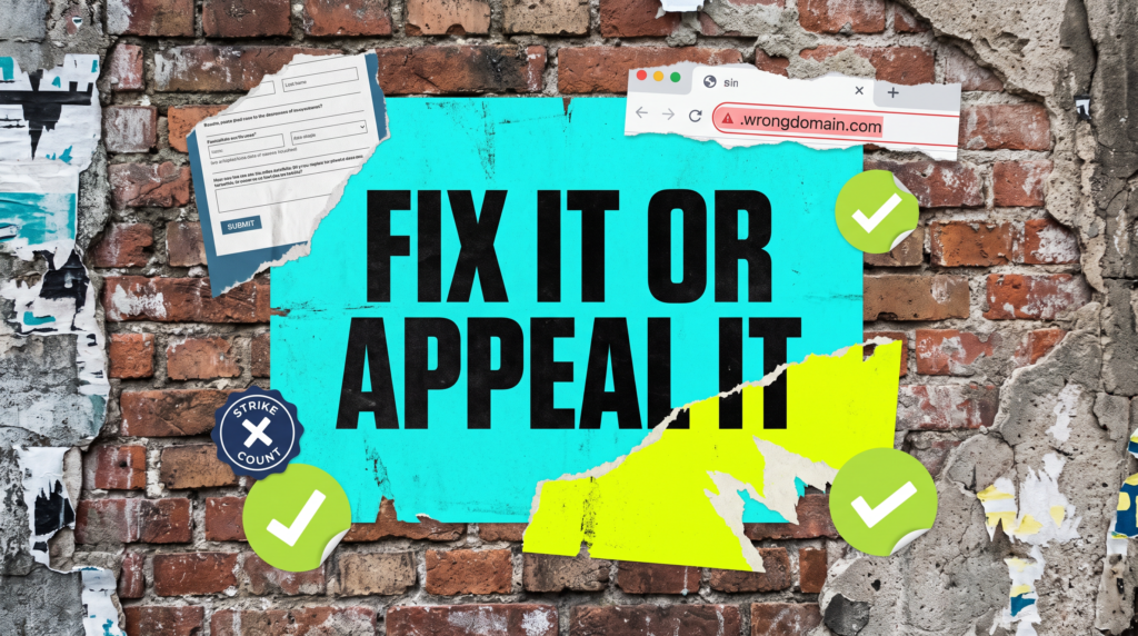 Fixing and appealing a disapproved Google Ads policy decision