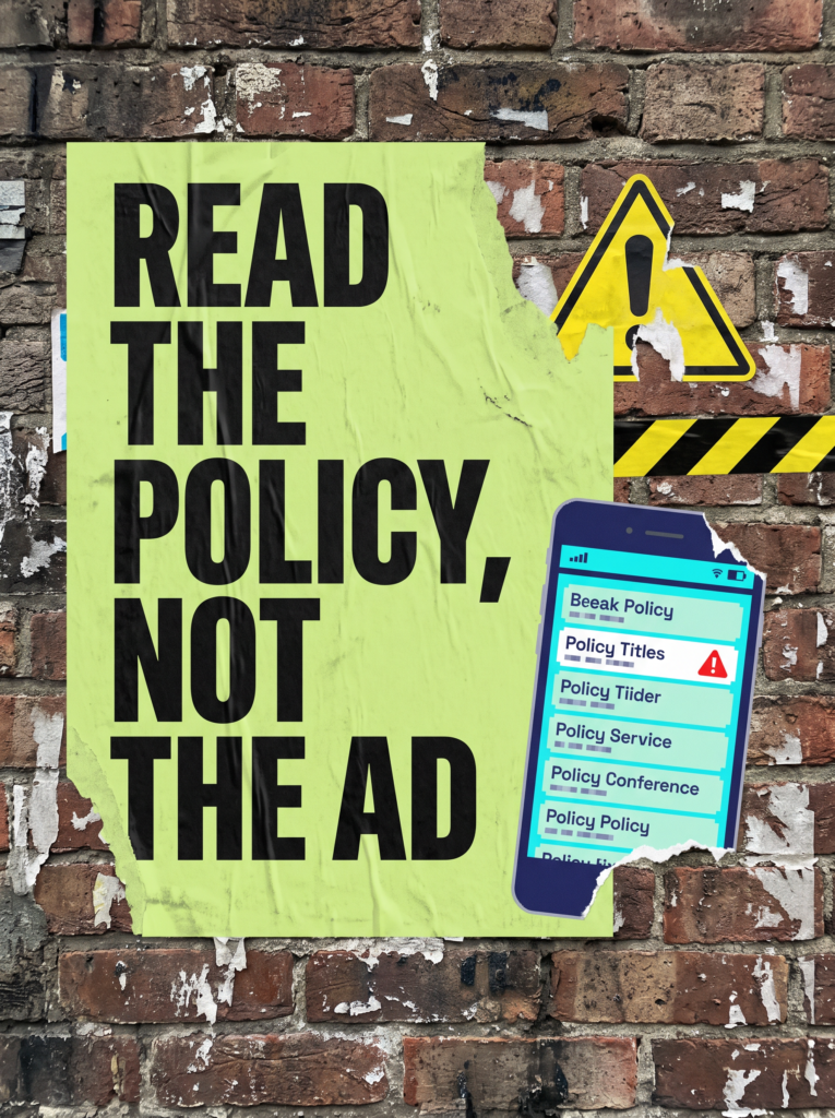 Read the Google Ads policy manager before fixing a disapproved ad