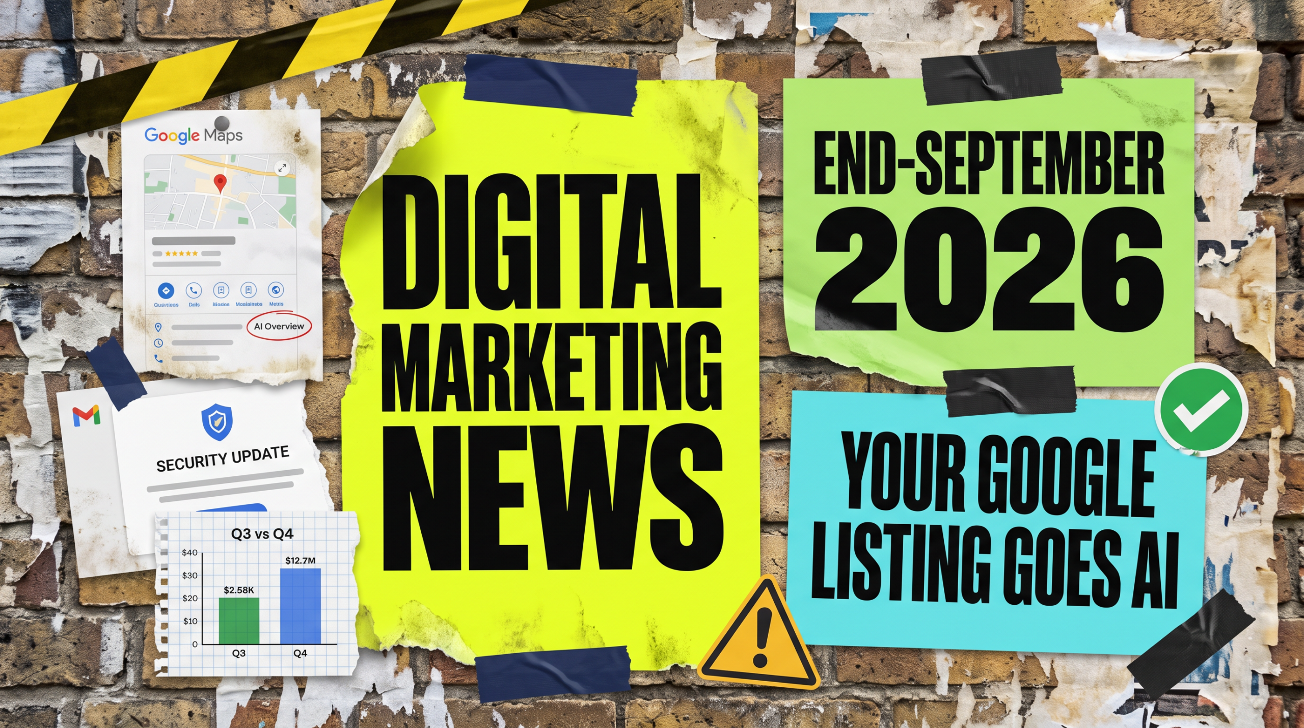 Digital Marketing News End-September 2026: Your Google Listing Goes AI, Spam Review Alerts And Google Ads Compares Your Spend