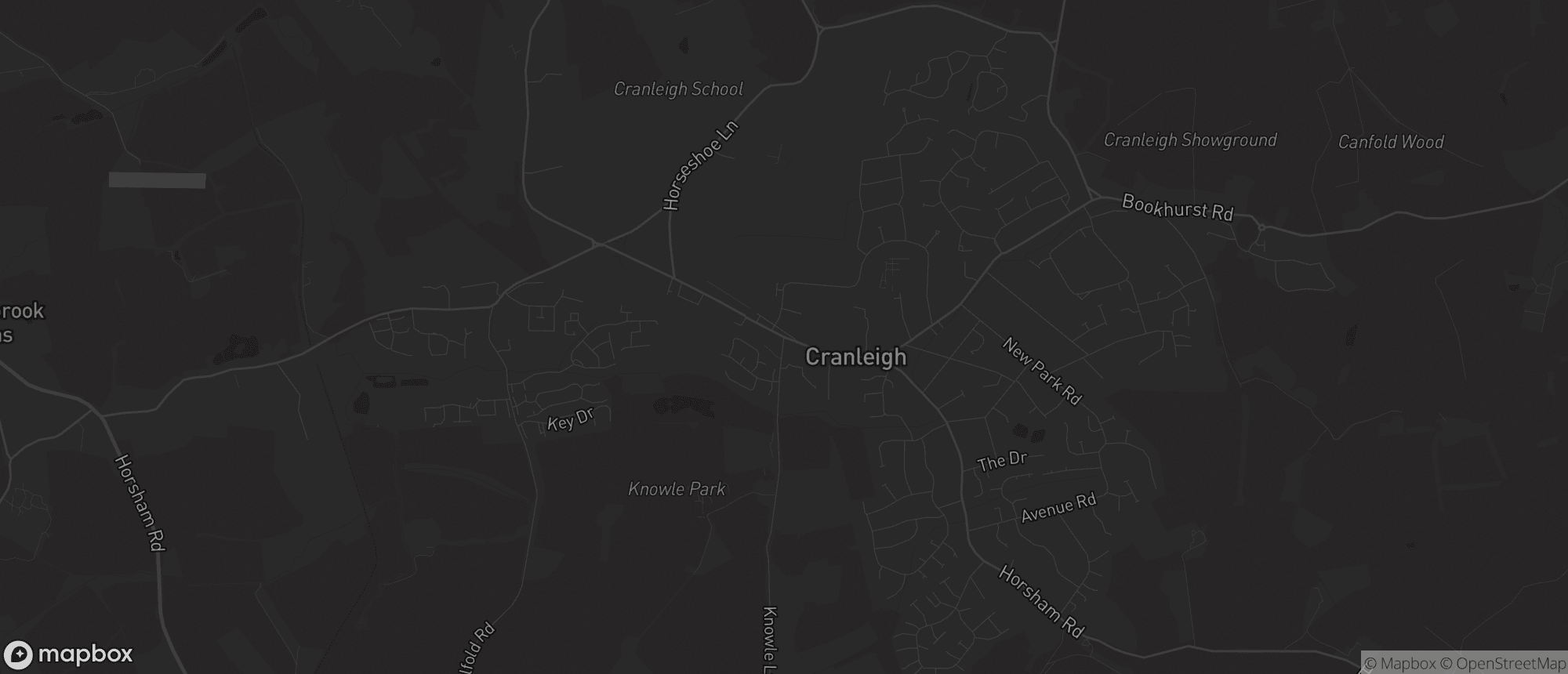 Map of Cranleigh for SEO services in Cranleigh