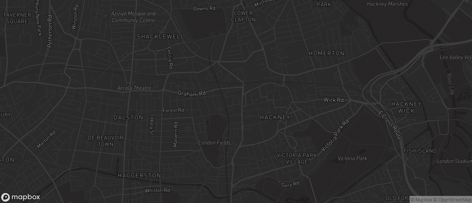 Map of Hackney for SEO services in Hackney