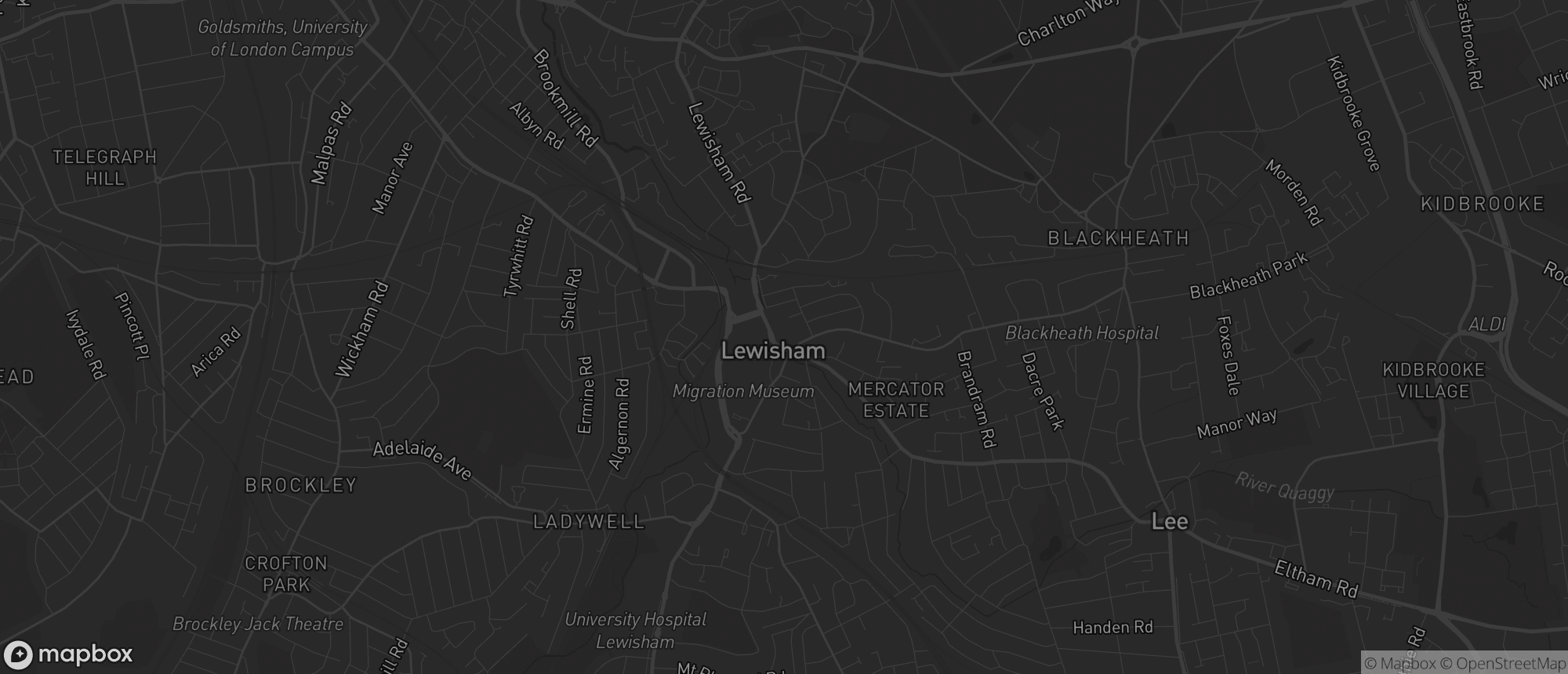 Map of Lewisham for SEO services in Lewisham
