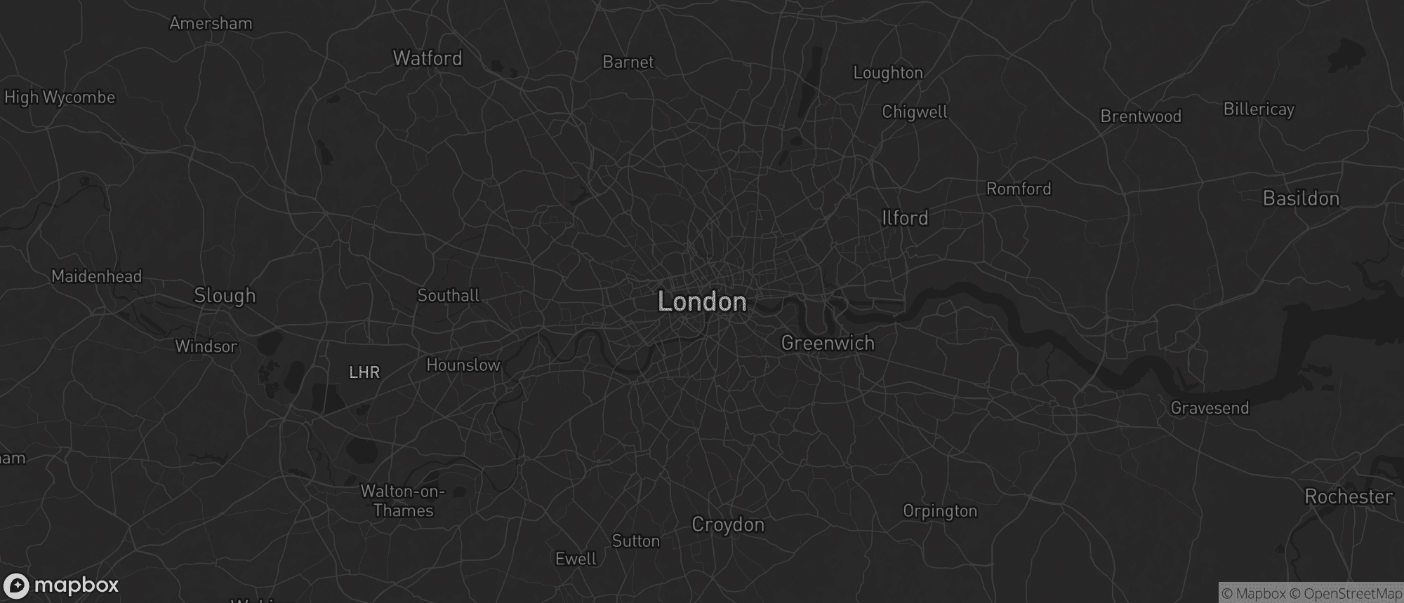 Map of London for SEO services in London