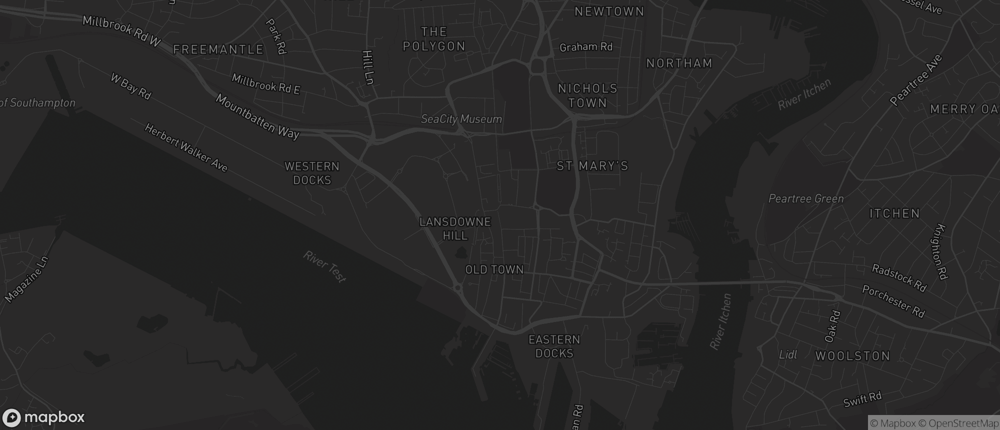 Map of Southampton for SEO services in Southampton