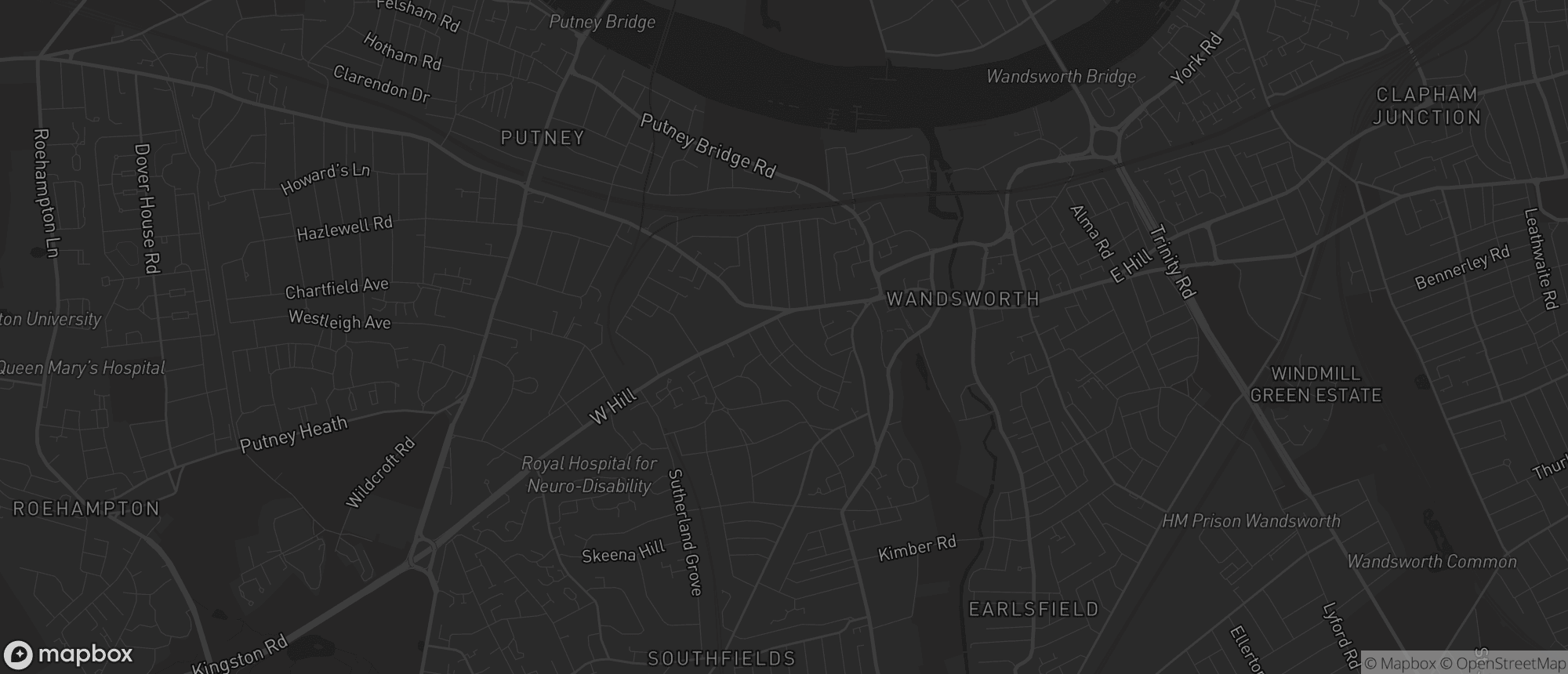 Map of Wandsworth for SEO services in Wandsworth