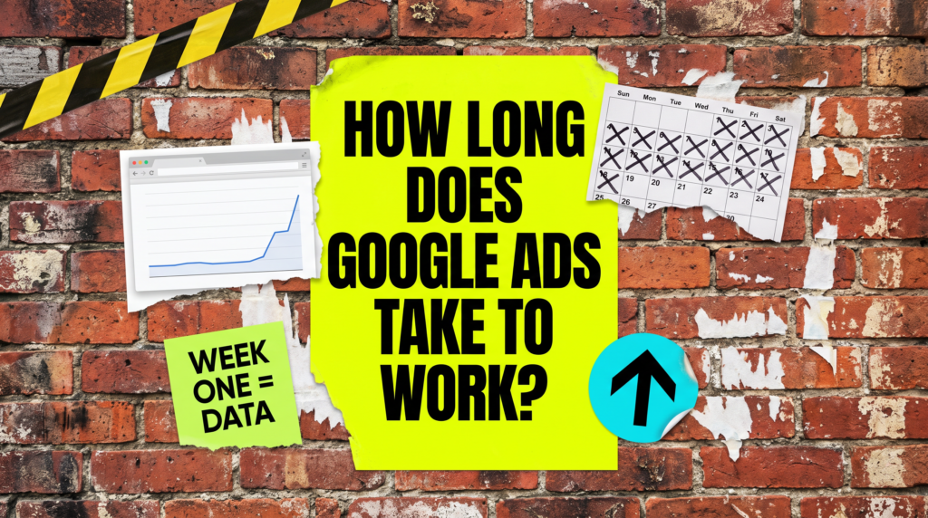 How long does Google Ads take to work, flyposter wall guide banner
