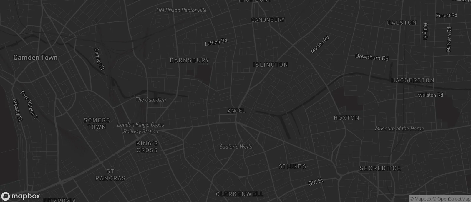 Map of Angel for SEO services in Angel