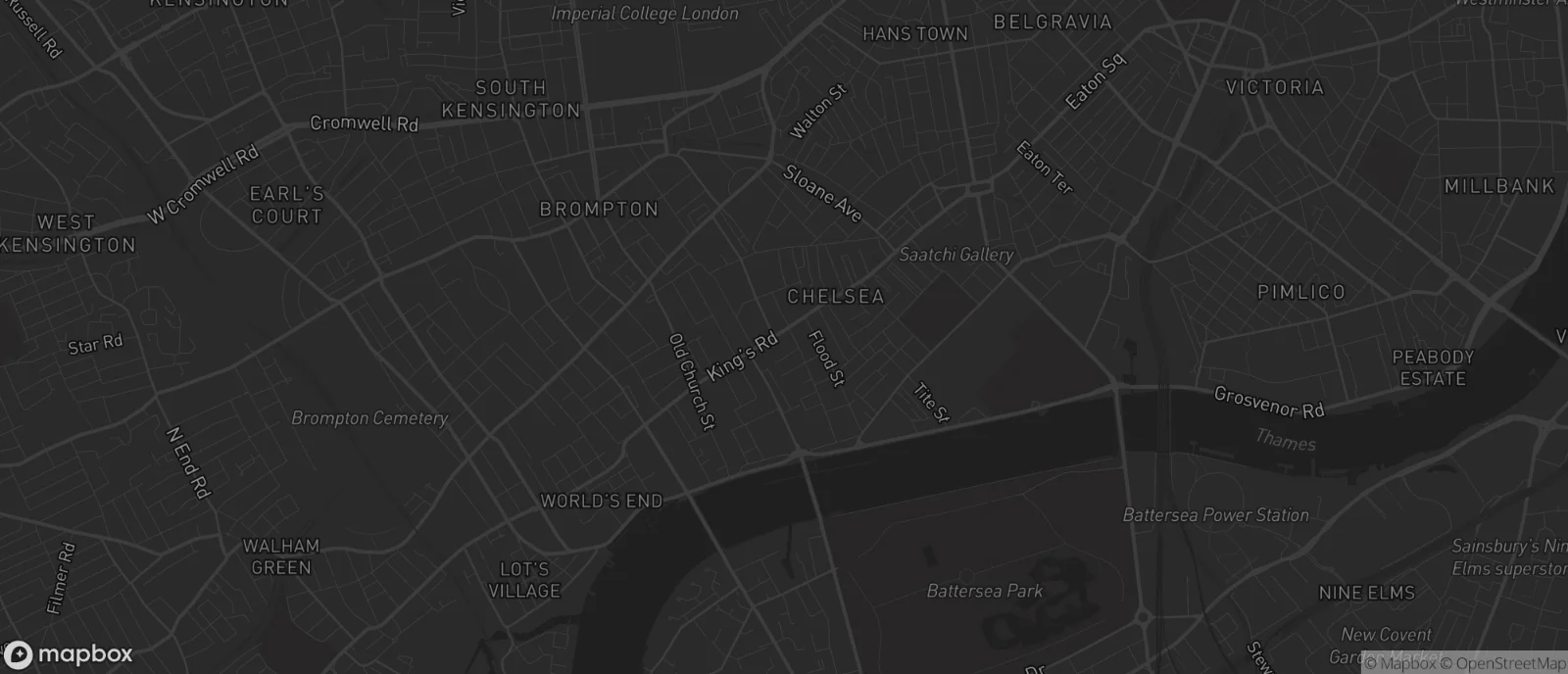 Map of Chelsea for SEO services in Chelsea