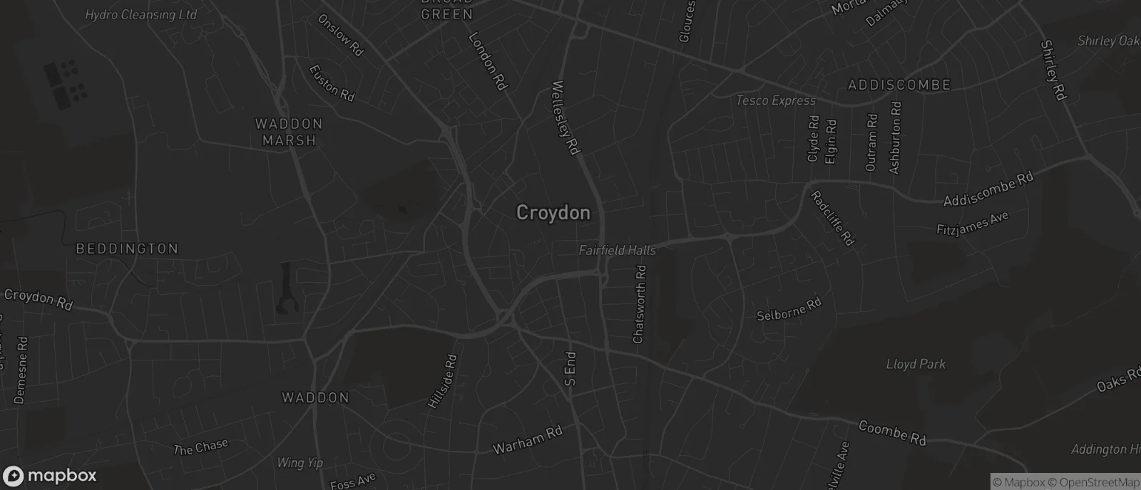 Map of Croydon for SEO services in Croydon
