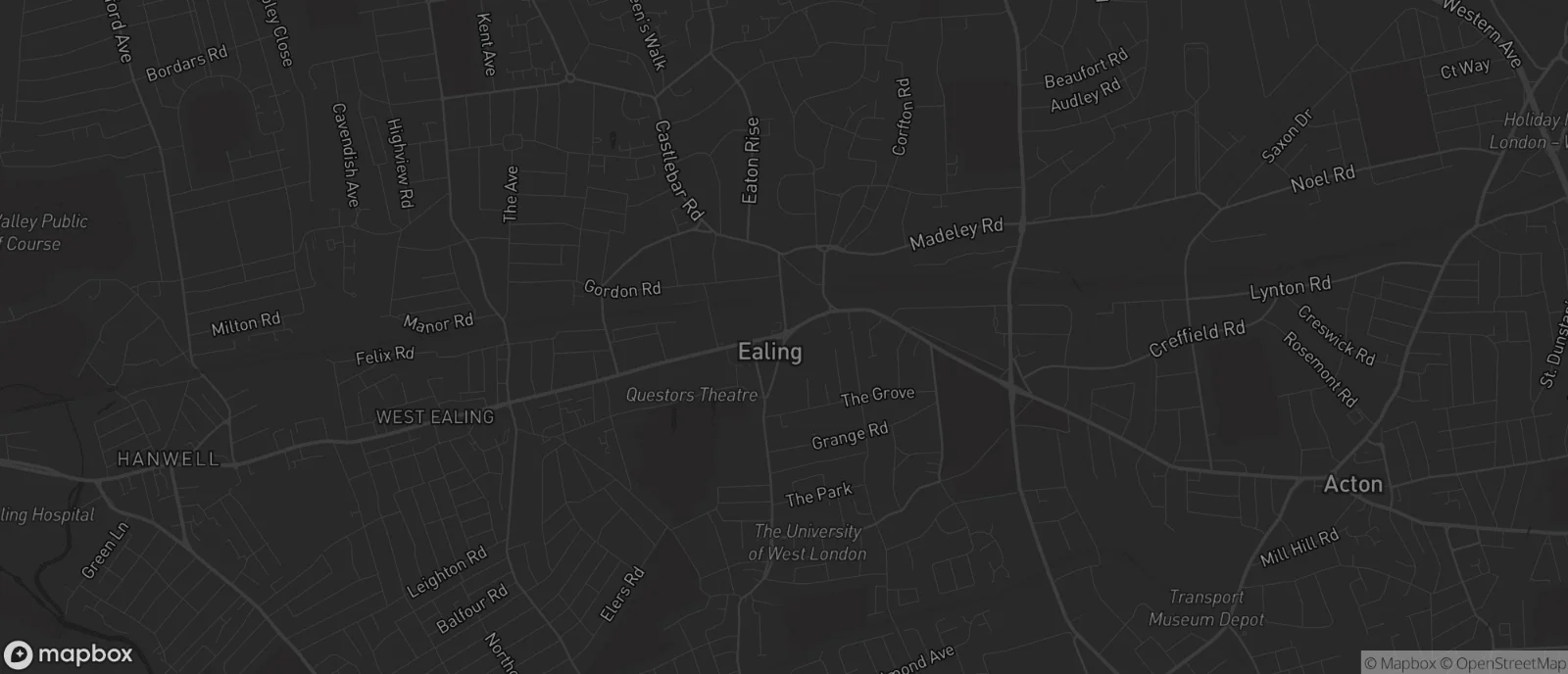 Map of Ealing for SEO services in Ealing