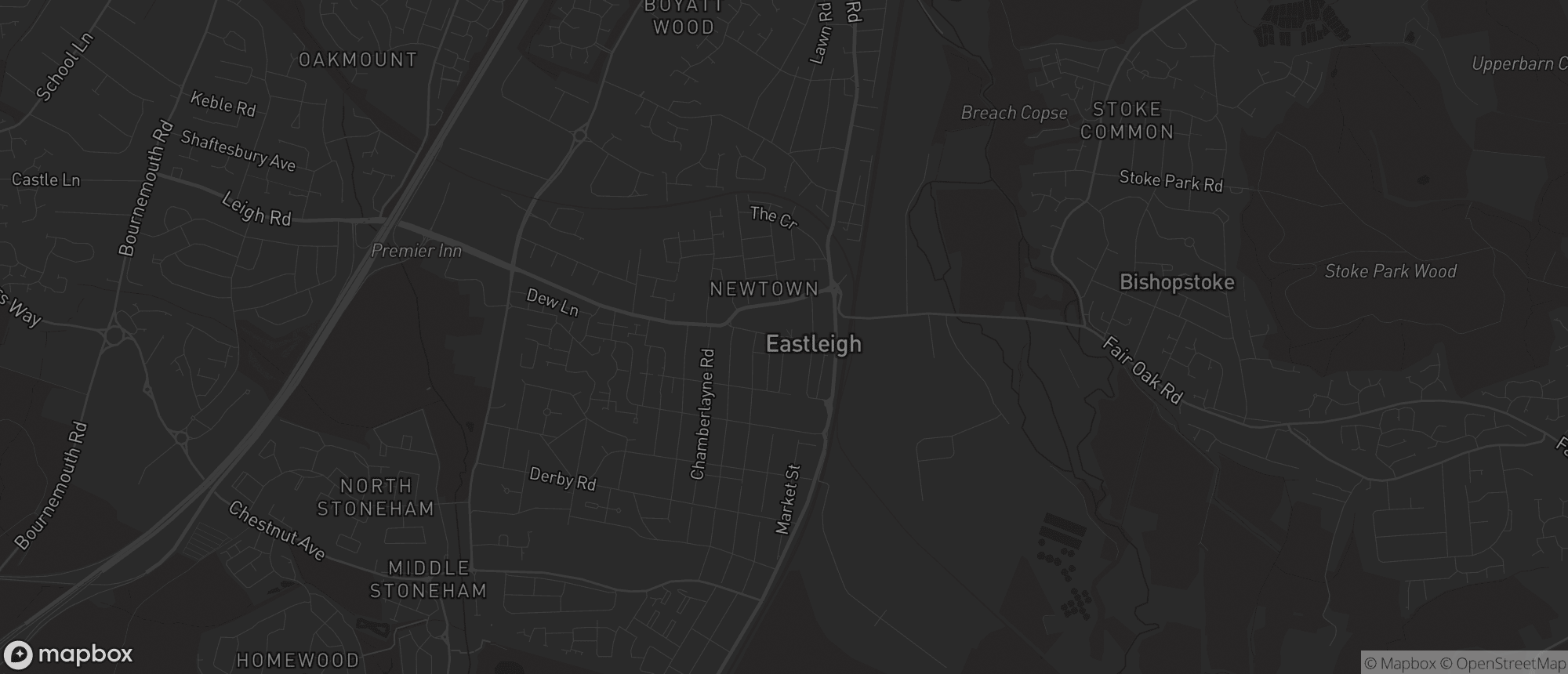 Map of Eastleigh for SEO services in Eastleigh