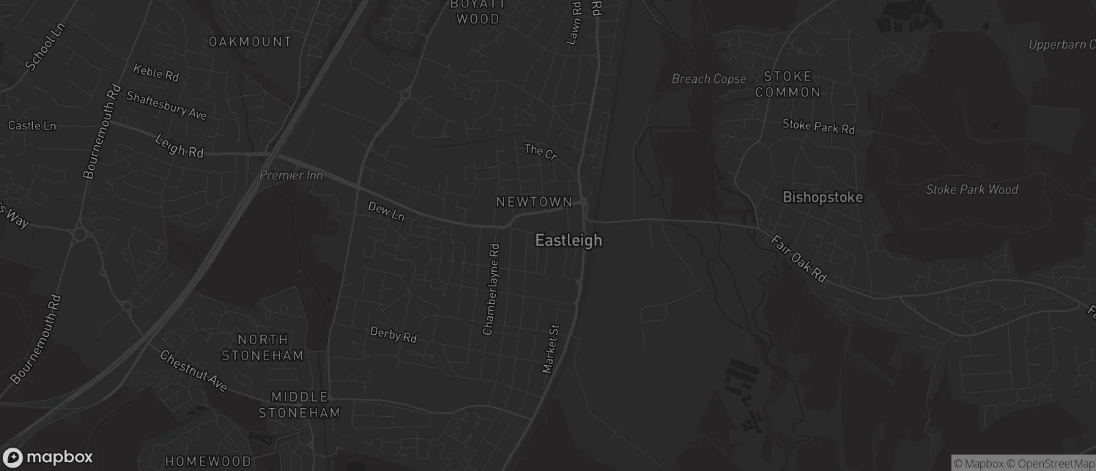 Map of Eastleigh for SEO services in Eastleigh