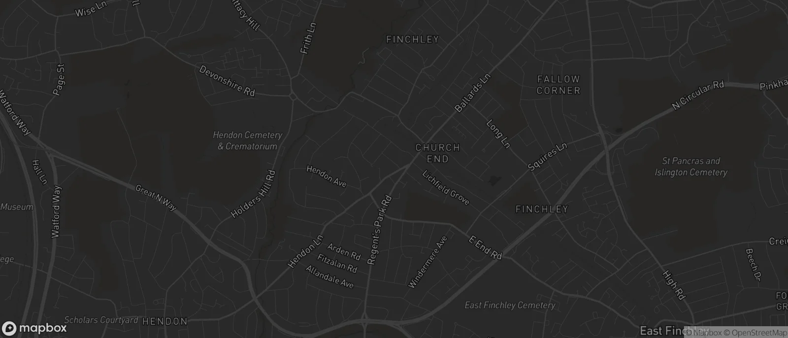 Map of Finchley for SEO services in Finchley