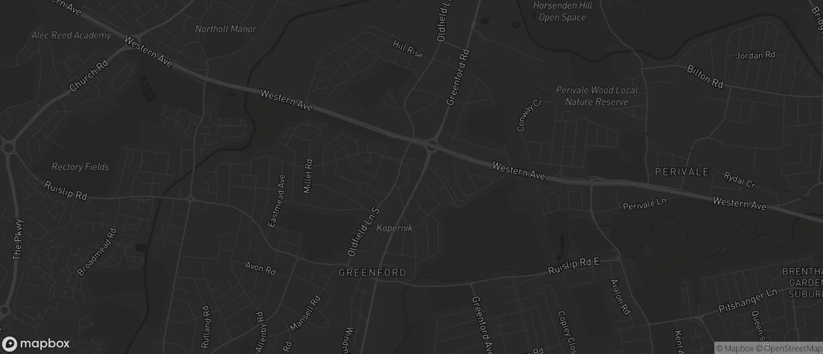 Map of Greenford for SEO services in Greenford