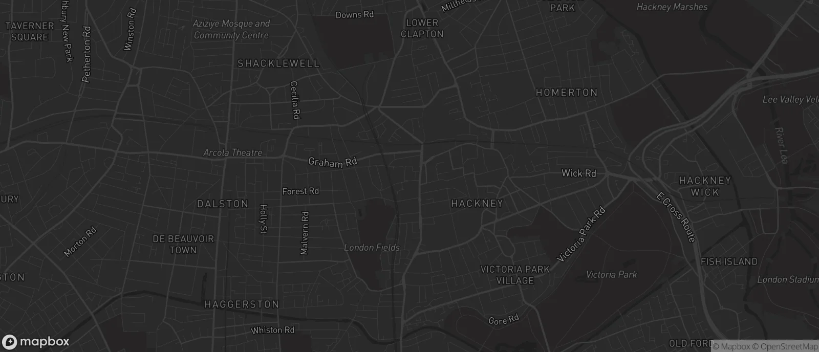 Map of Hackney for SEO services in Hackney