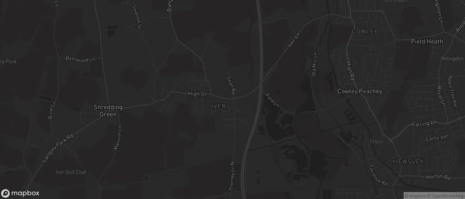 Map of Iver for SEO services in Iver