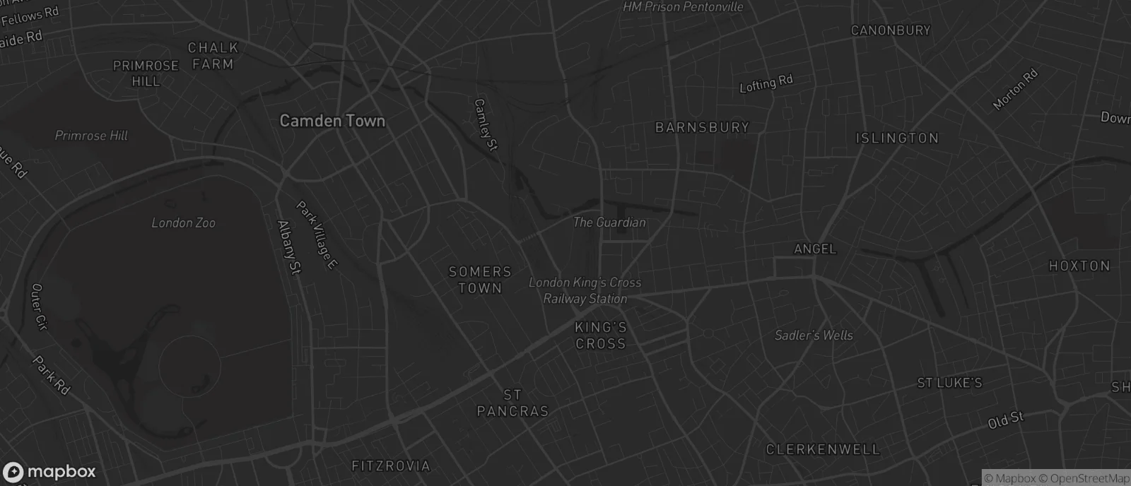 Map of King's Cross for SEO services in King's Cross