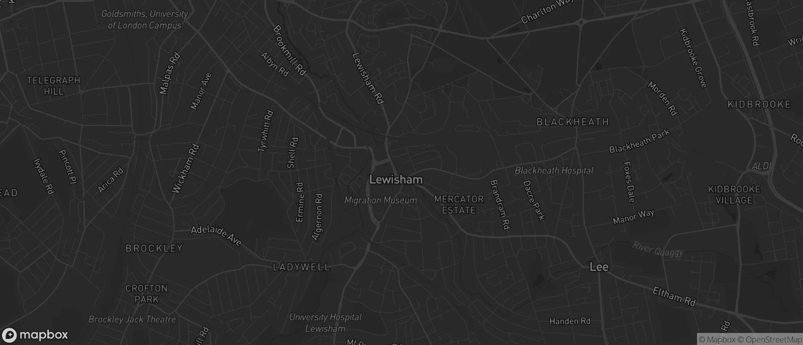 Map of Lewisham for SEO services in Lewisham