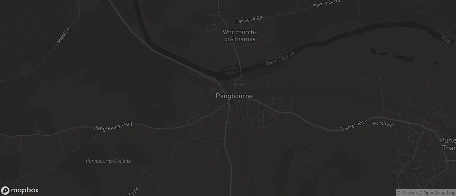 Map of Pangbourne for SEO services in Pangbourne