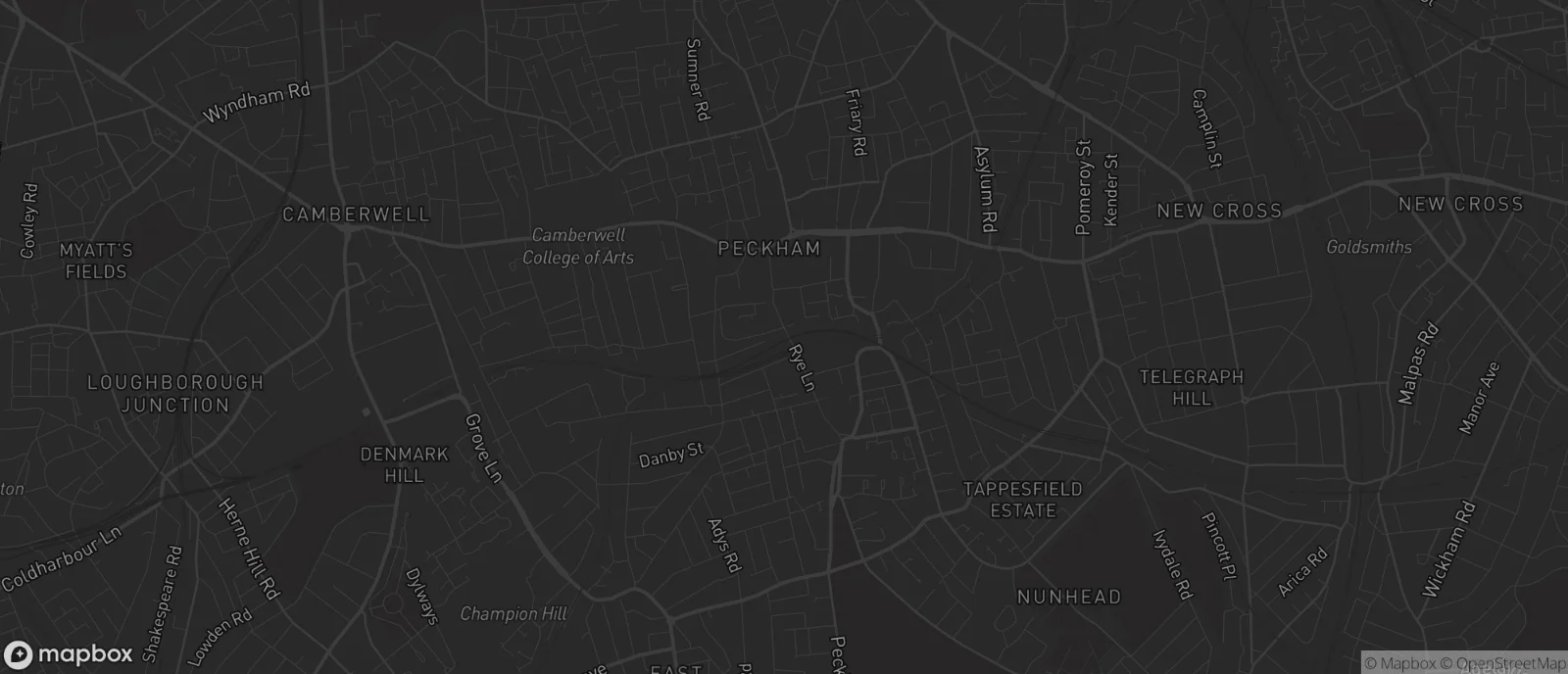 Map of Peckham for SEO services in Peckham